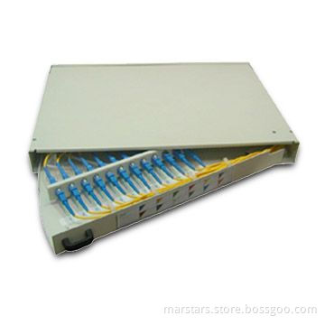 Cores Fiber Optic Distribution Frame with Slide Track Function